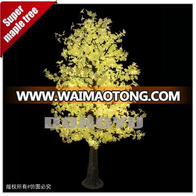 interior decoration LED maple tree lighting 3m height 816LEDs high artificial LED lighted up maple trees for weddings