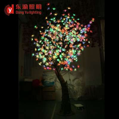 New design Japanese cherry flowers led christmas wedding tree outdoor decorative