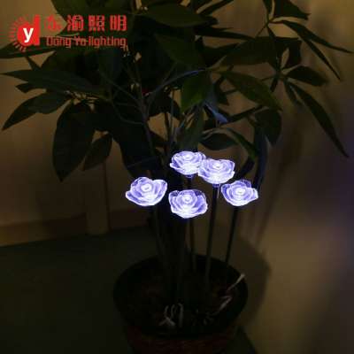 led artificial flowers light for latest wedding decoration