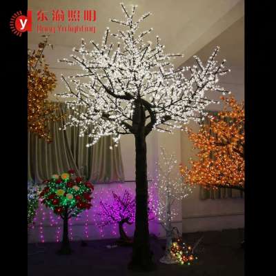 Artificial large 15ft light up cherry blossom flower tree led decoration tree