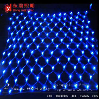 Hot sale net light curtain light waterproof Christmas led lighted up outdoor fence decoration