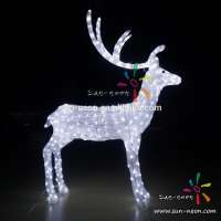 Best selling products christmas holiday decoration 3D motif light deer